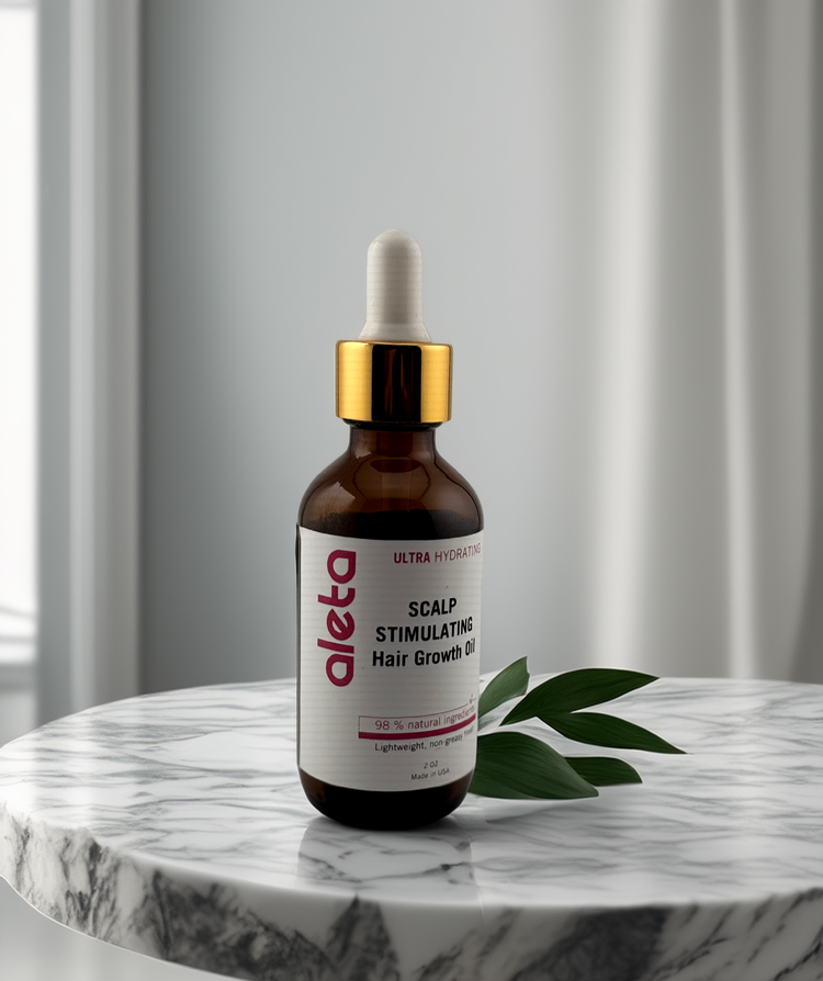 4C hair Oil for Growth & Scalp health by aleta